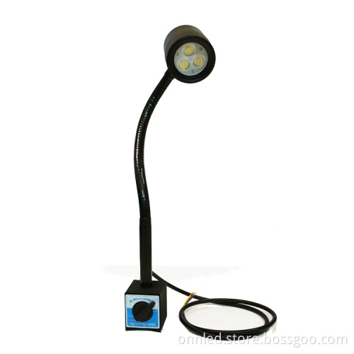 5w aluminum high quality durable led machine work lamp 60 viewing angle hose customized